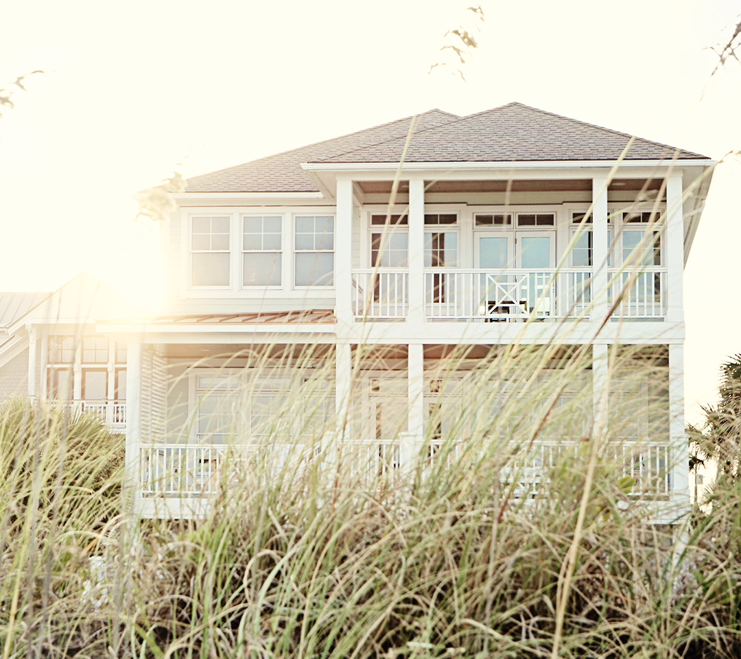 Home in a field