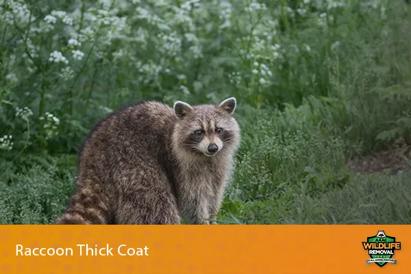 Image of a raccoon with a thick fur