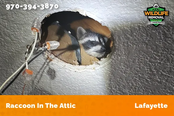 Raccoon In The Attic Lafayette